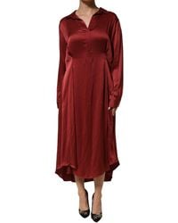 Fabiana Filippi - Collared Aline Midi Dress - Lyst
