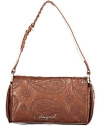 Desigual - Brown Polyurethane S Bag - Lyst