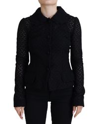 Dolce & Gabbana - Elegant Wool Blend Button Down Jacket - Lyst