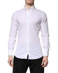 Dolce & Gabbana - Long Sleeves Dress Formal Shirt - Lyst