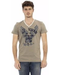 TRUSSARDI ACTION - Green Cotton Men T - Lyst