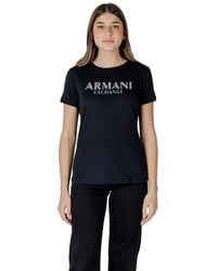 ARMANI EXCHANGE - Cotton T-Shirt - Lyst