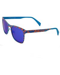 Italia Independent - Blue Metal Sunglasses - Lyst