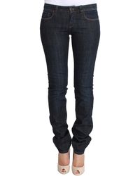 CoSTUME NATIONAL - Blue Cotton Stretch Slim Fit Jeans - Lyst