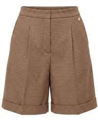 Trussardi - Brown Viscose Shorts - Lyst