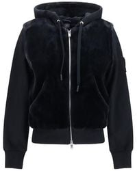Moose Knuckles - Black Cotton Sweatshirt - Lyst