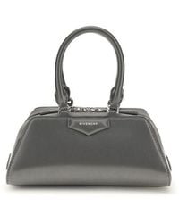 Givenchy - Gray Calf Leather Bos Taurus Shoulder Bag - Lyst