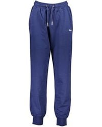 Fila - Blu Cotton Sweatpant - Lyst