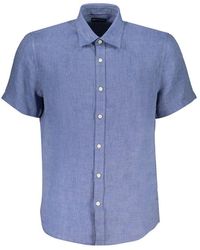 North Sails - Blue Linen Shirt - Lyst
