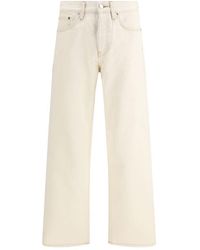 sunflower - Beige Cotton Relaxed Fit Jeans - Lyst