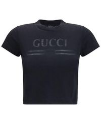 Gucci - Black Cotton T - Lyst