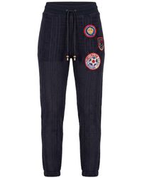 MR & MRS - Blue Knit Pants - Lyst