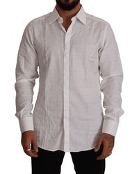 Dolce & Gabbana - Elegant Cotton Dress Shirt - Lyst