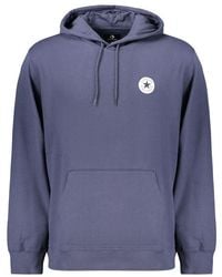 Converse - Blue Cotton Men's Sweatshirt - Lyst