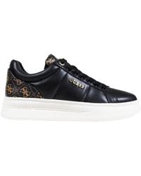 Guess - Bicolor Polyester Low Top Sneakers - Lyst
