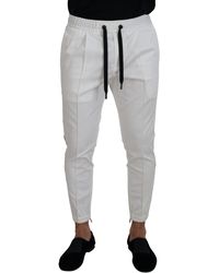 Dolce & Gabbana - Cotton Dg Logo jogger Pants - Lyst