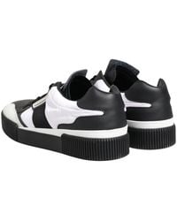 Dolce & Gabbana - Black White Miami Low Top Men Sneakers Shoes - Lyst