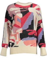 Desigual - Chic Contrasting Detail Sweater - Lyst
