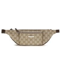 Gucci - Beige Fabric Shoulder Bag - Lyst