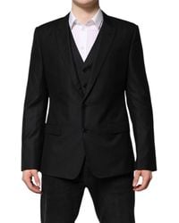 Dolce & Gabbana - Single Breasted Suit 2 Piece Jacket - Lyst