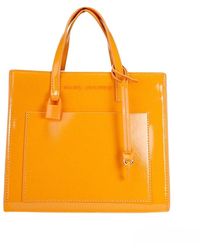 Marc Jacobs - Mini Grind Scorched Patent Leather Crossbody Tote Bag Purse - Lyst