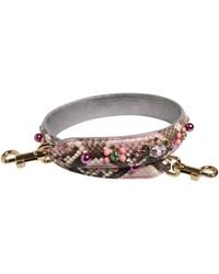 Dolce & Gabbana - Multicolor Embellished Handbag Shoulder Strap - Lyst
