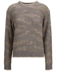 Fabiana Filippi - Gray Wool Oves Aries Sweatshirt - Lyst