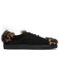 MR & MRS - Black Leather 's Sneaker - Lyst