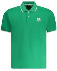 North Sails - Verde Cotton Male Polo - Lyst