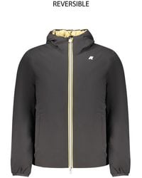 K-Way - Black Nylon Men's Jacket - S - Lyst