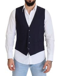 Dolce & Gabbana - Wool Vest Classic Fit - Lyst