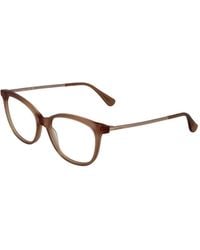 Max Mara - Brown Acetate Glasses (frames) - Lyst