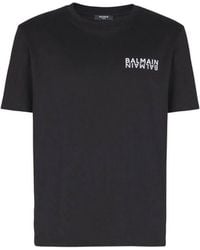 Balmain - Logo-Print T-Shirt - Lyst