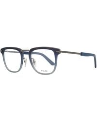 Police - Blue Metal & Plastic Glasses (frames) - Lyst