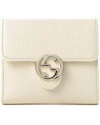 Gucci - Elegant Ivory Bifold Leather Wallet For - Lyst