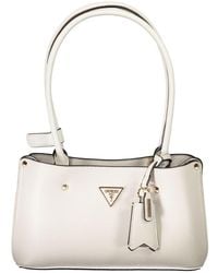 Guess - Grigio Poliuretano Handbag - Lyst