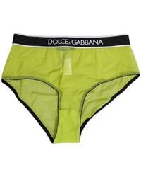 Dolce & Gabbana - Nylon Logo Waistband Brief Panty Underwear 07+Pa Clothing - Lyst