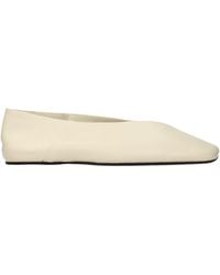 Jil Sander - Leather Ballet Flats - Lyst