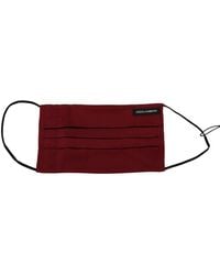 Dolce & Gabbana - Elegant Silk Pleated Face Mask - Lyst