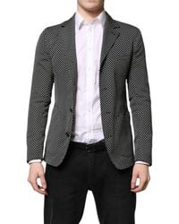 Dolce & Gabbana - Printed Blazer Classic Fit - Lyst
