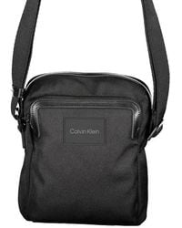 Calvin Klein - Black Polyester Handbag - Lyst