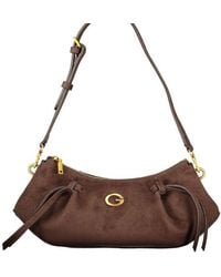 Guess - Brown Polyester Handbag - Lyst