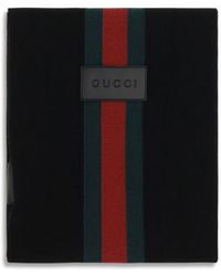 Gucci - Black Wool Oves Aries Scarf - Lyst