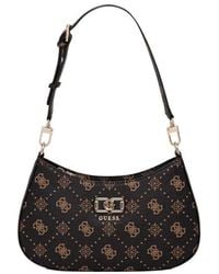 Guess - Brown Polyethylene Handbag - Lyst