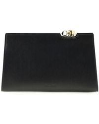 Jacquemus - Black Calf Leather Bos Taurus Shoulder Bag - Lyst