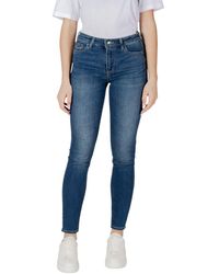 Armani Exchange Blue Cotton Skinny Jeans main image 0