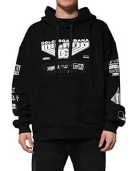 Dolce & Gabbana - Graphic Print Relaxed Fit Hoodie - Lyst