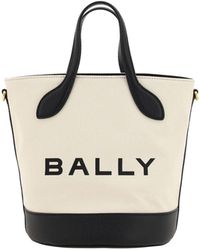 Bally - Elegant Monogram Bucket Bag - Lyst