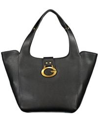 Guess - Black Polyurethane 's Bag - Lyst