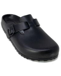 Birkenstock - Black Plastic Slippers - Lyst